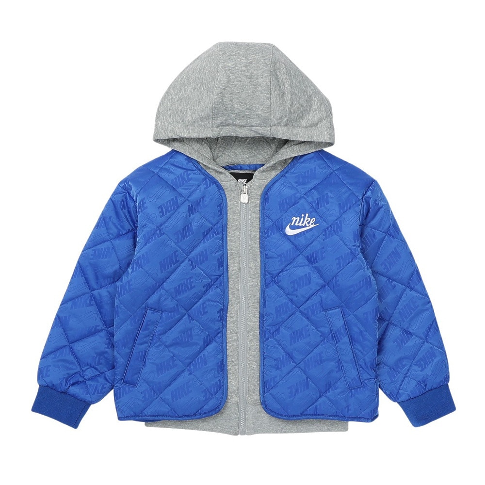ナイキ（NIKE）（キッズ）キッズ フリース フーディー QUILT ジャケット 86N071-U89