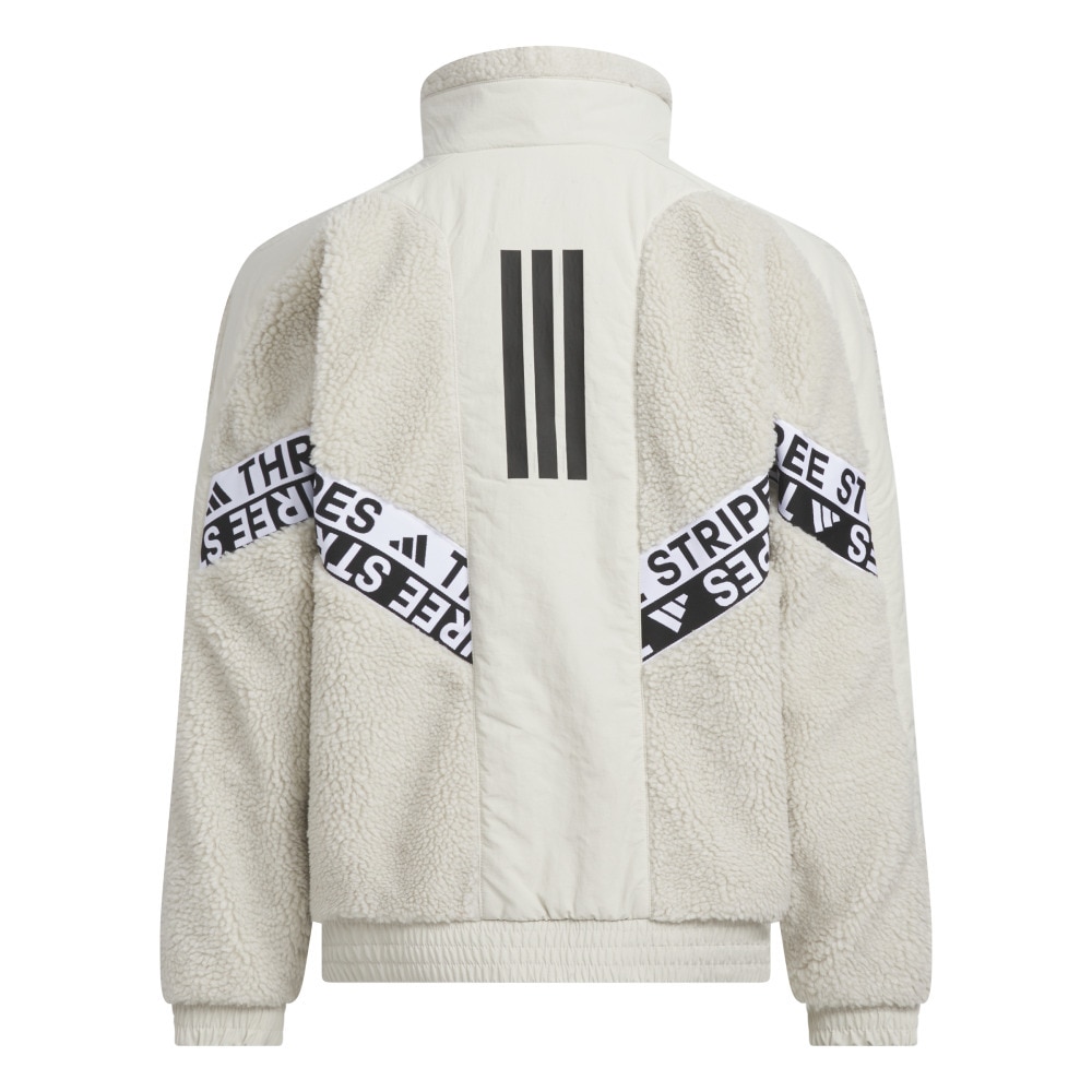 アディダス（adidas）（キッズ）キッズ ワーディング パック ルーズフィット ボア フルジップ ジャケット CA268-KA3780