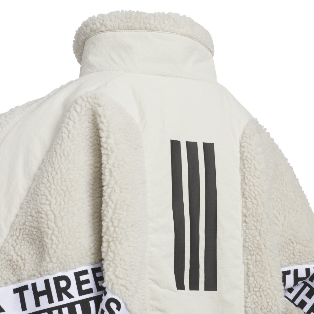 アディダス（adidas）（キッズ）キッズ ワーディング パック ルーズフィット ボア フルジップ ジャケット CA268-KA3780