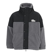 (キッズ)ジュニア シューパッチボアジャケット ABJ55566BK