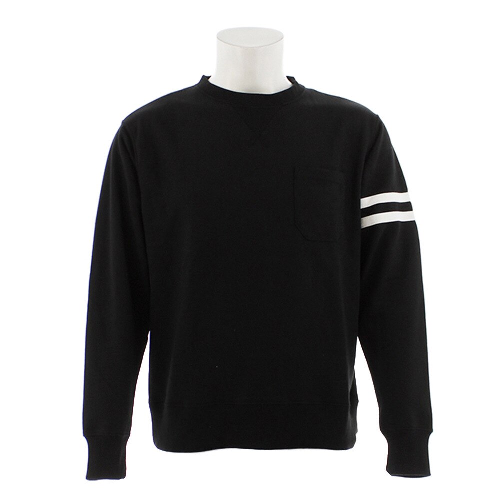  クルーネック長袖Tシャツ LINE TSWCN-18FRL BLK オンライン価格