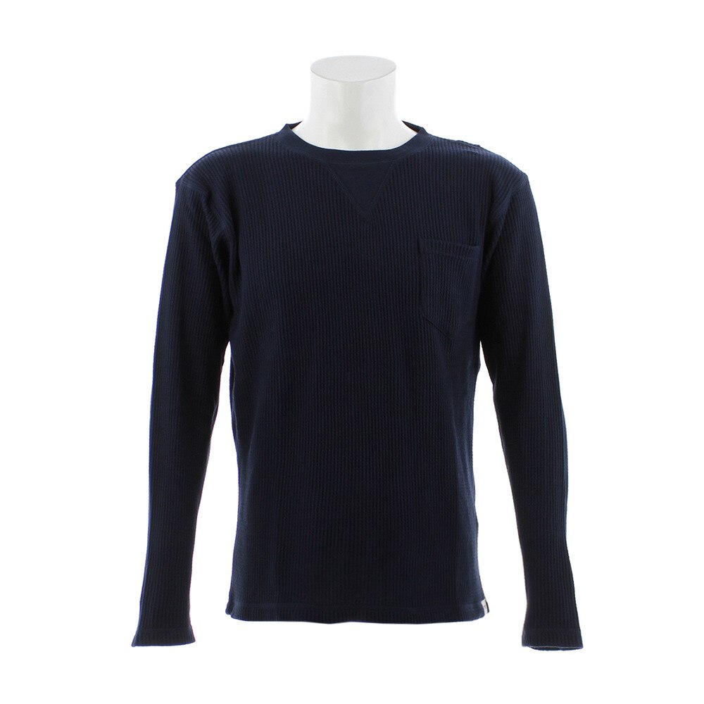  ワッフル クルーネック-Tシャツ TWFLST-18FRL NVY オンライン価格