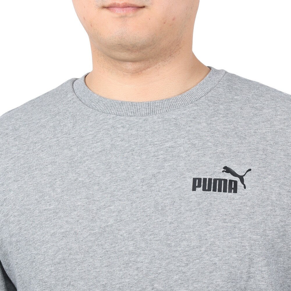 プーマ（PUMA）（メンズ）ESS スモールロゴ クルースウェット 589034 03 MGRY