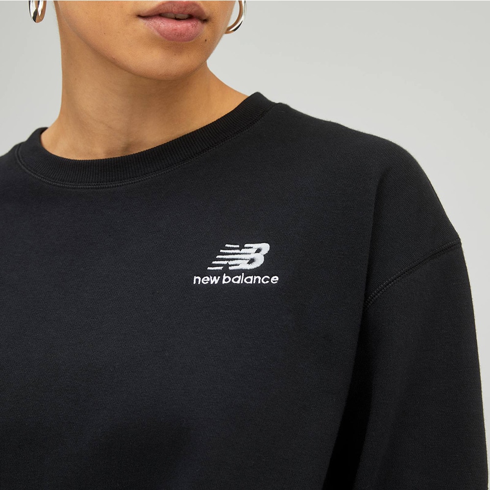 ニューバランス（new balance）（メンズ、レディース）NB Essentials uni-ssentials スウェットクルーネック UT21501BK