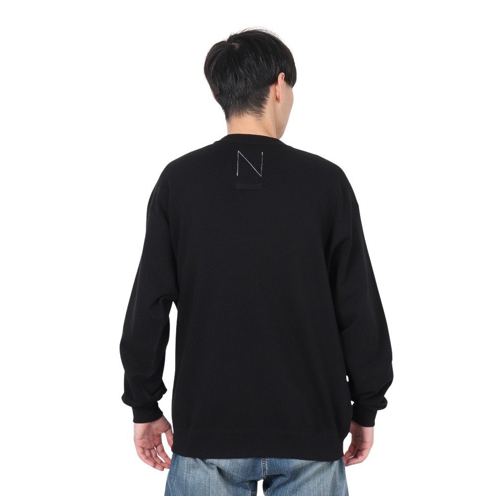 ニューバランス（new balance）（メンズ）900 フレンチテリー クルーネック スウェットシャツ AMT35144BK