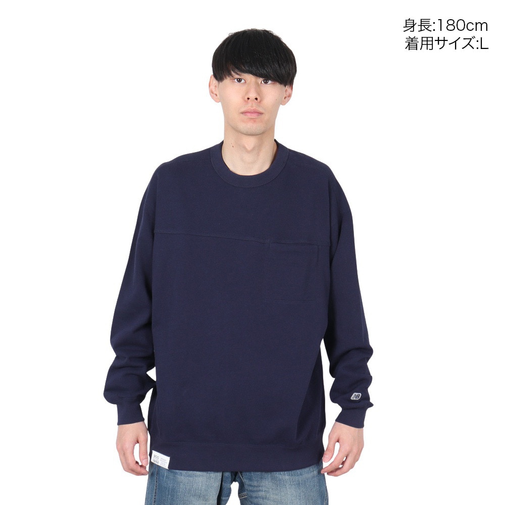 ニューバランス(new balance)900 フレンチテリー クルーネック スウェットシャツ AMT35144PGM(Men… ニューバランス（new balance）（メンズ）900 フレンチテリー クルー