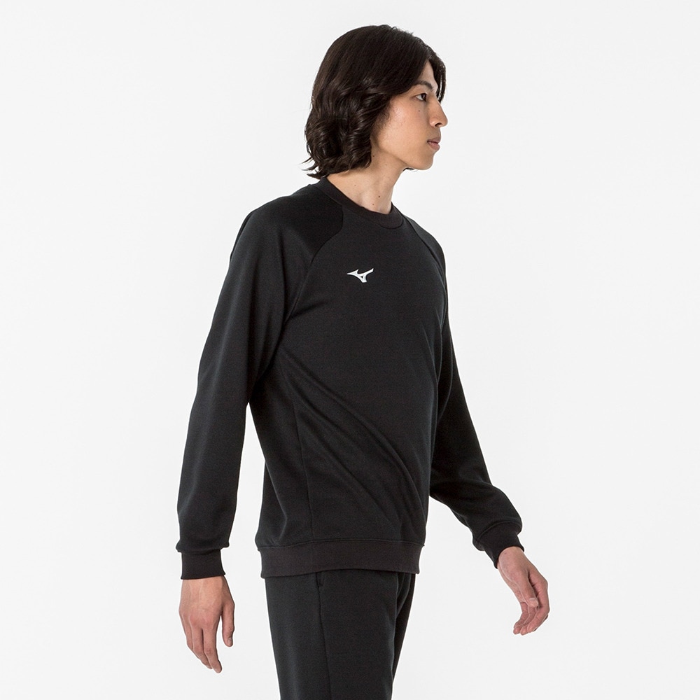 ミズノ（MIZUNO）（メンズ）スウェットクルーシャツ 32MCA18093
