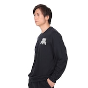 (メンズ)長袖Tシャツ メンズ ライバルテリー グラフィック クルー 1379764