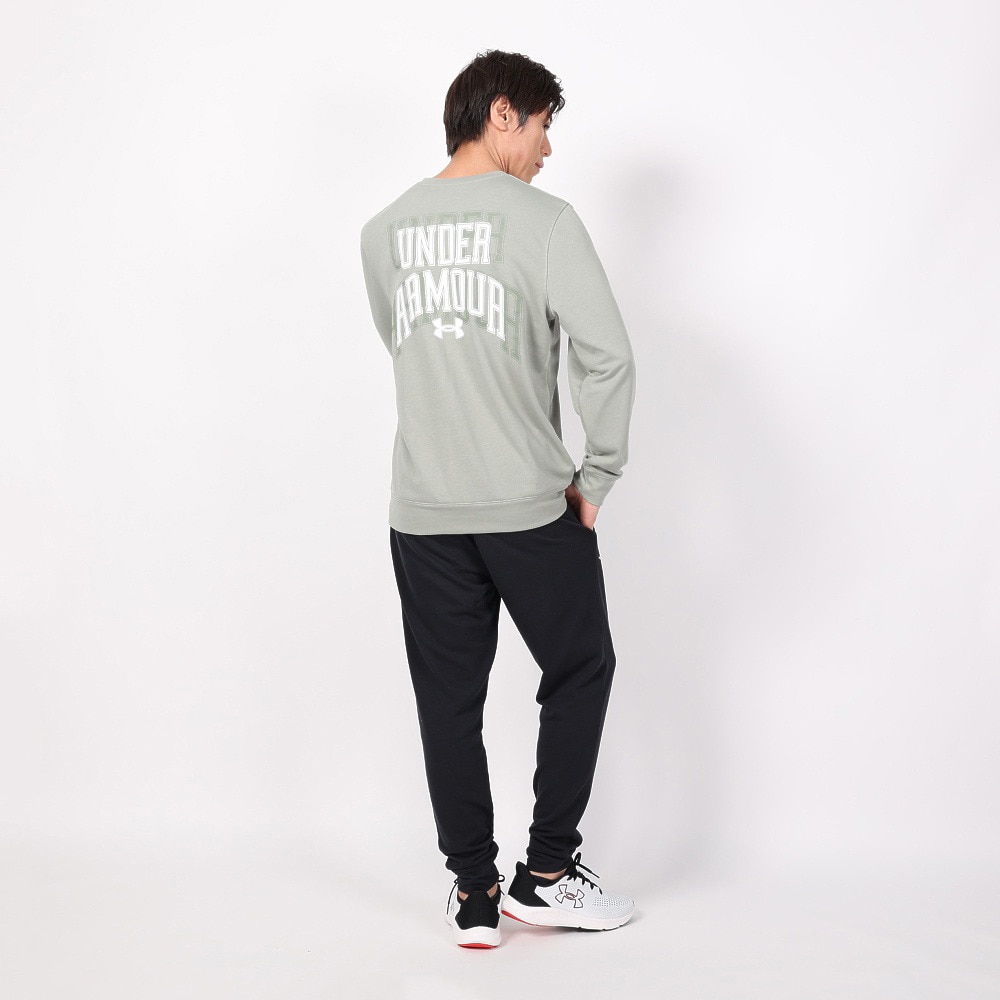 アンダーアーマー（UNDER ARMOUR）（メンズ）長袖Tシャツ メンズ ライバルテリー グラフィック クルー 1379764 504
