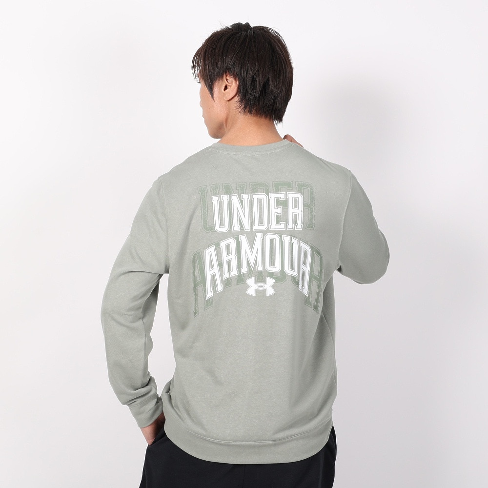 アンダーアーマー（UNDER ARMOUR）（メンズ）長袖Tシャツ メンズ ライバルテリー グラフィック クルー 1379764 504