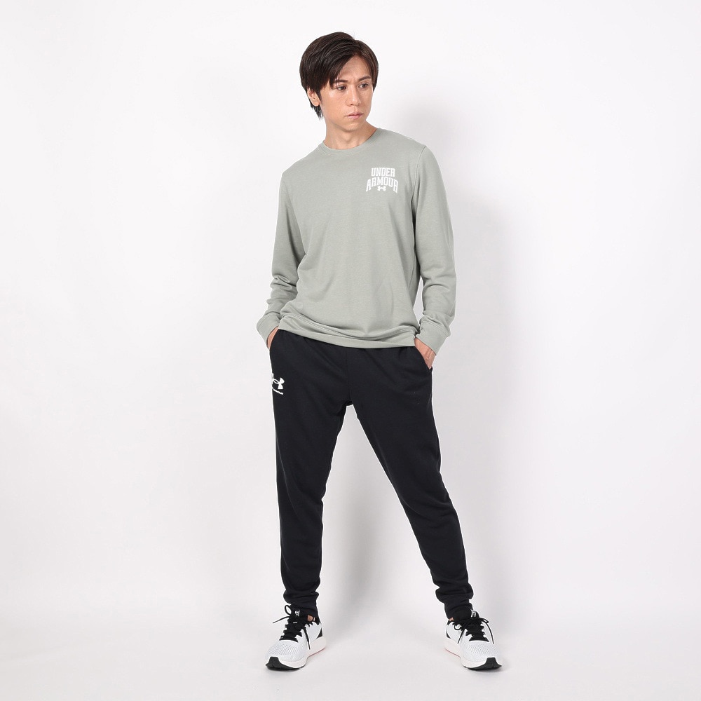 アンダーアーマー（UNDER ARMOUR）（メンズ）長袖Tシャツ メンズ ライバルテリー グラフィック クルー 1379764 504