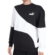 プーマ(PUMA)(メンズ)トレーナー メンズ PUMA POWER キャット クルー スウェット 678372 01 BLK