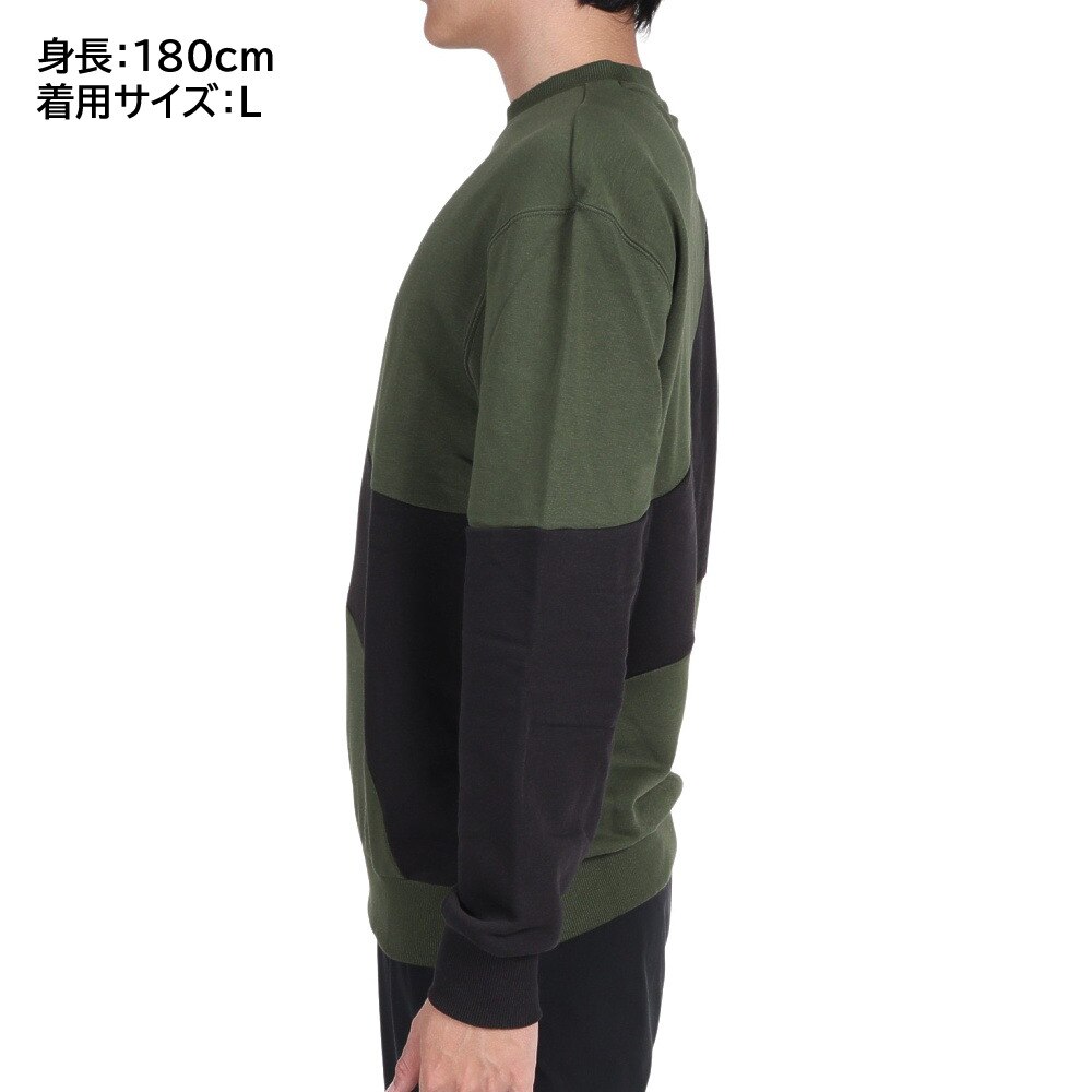 プーマ（PUMA）（メンズ）トレーナー メンズ PUMA POWER キャット クルー スウェット 678372 31 OLV