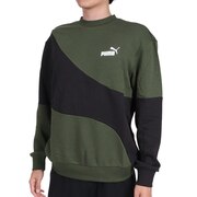 プーマ(PUMA)(メンズ)トレーナー メンズ PUMA POWER キャット クルー スウェット 678372 31 OLV