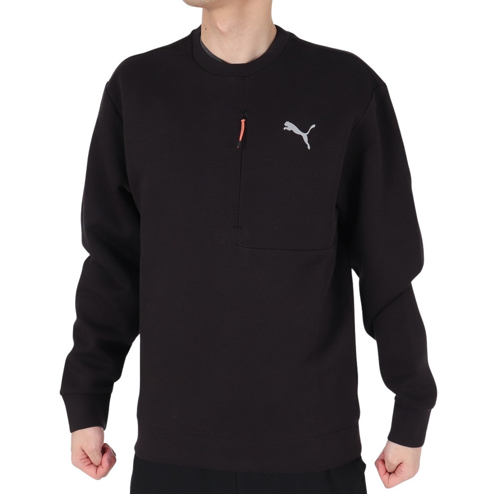 プーマ（PUMA）（メンズ）STYLE TECH クルースウェット 679538 01 BLK
