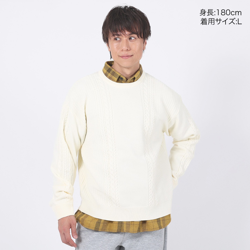 オークリー（OAKLEY）（メンズ）クルーネックセーター ESSENTIAL ARAN SWEATER 3.0 FOA405944-10R