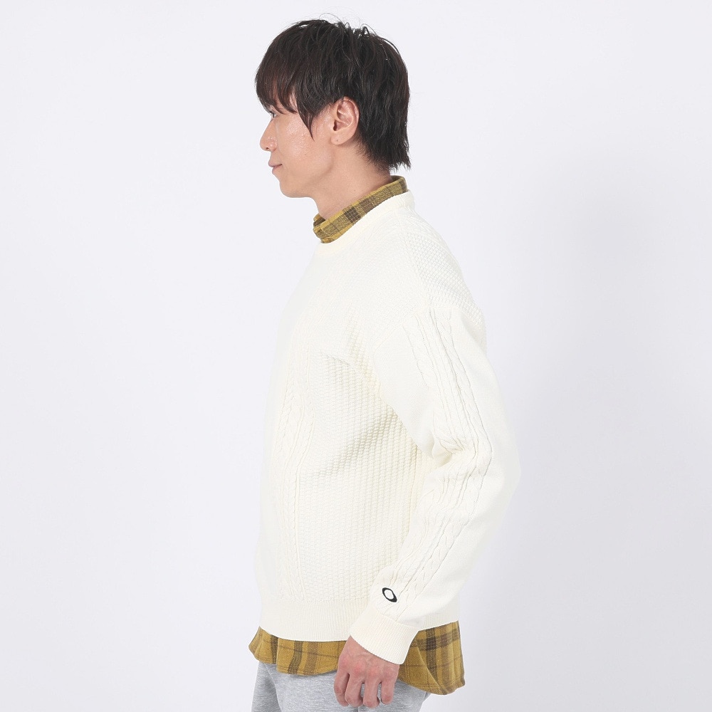 オークリー（OAKLEY）（メンズ）クルーネックセーター ESSENTIAL ARAN SWEATER 3.0 FOA405944-10R