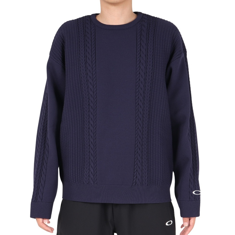 オークリー（OAKLEY）（メンズ）クルーネックセーター ESSENTIAL ARAN SWEATER 3.0 FOA405944-6FB