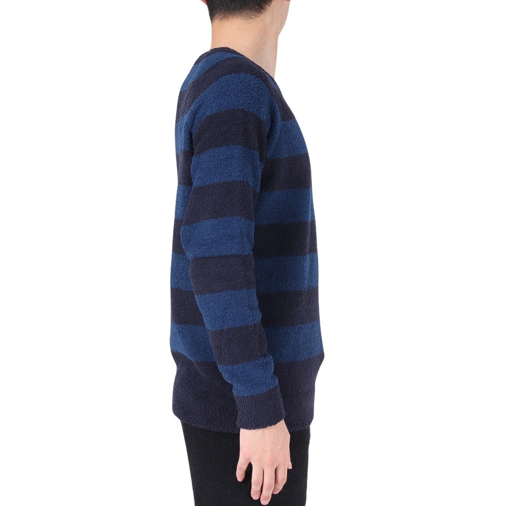 テリック（TELIC）（メンズ）シャギーニットプルオーバー TL-C033PO-BLU