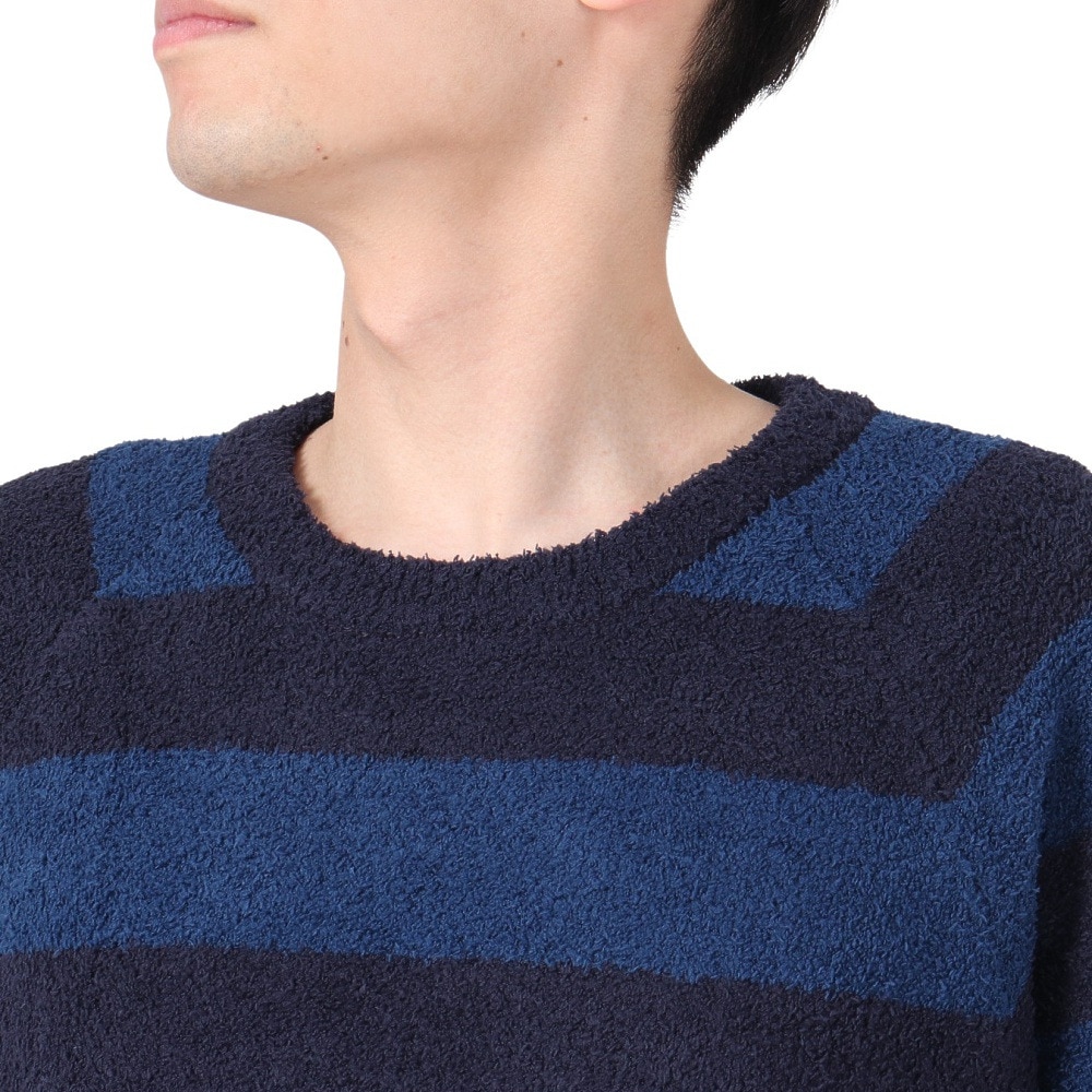 テリック（TELIC）（メンズ）シャギーニットプルオーバー TL-C033PO-BLU