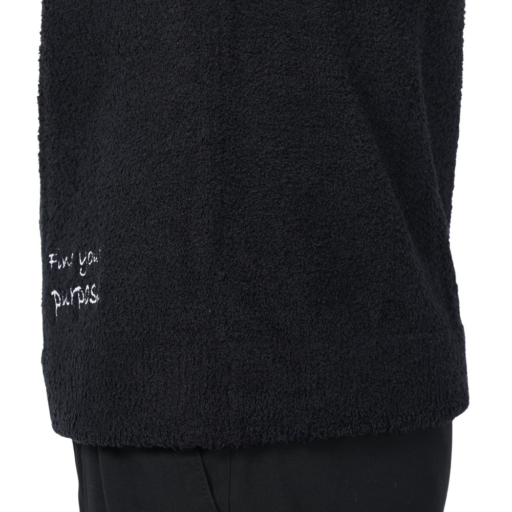 テリック（TELIC）（メンズ）スウェット シャギーニットプルオーバー TL-C035PO-BLK