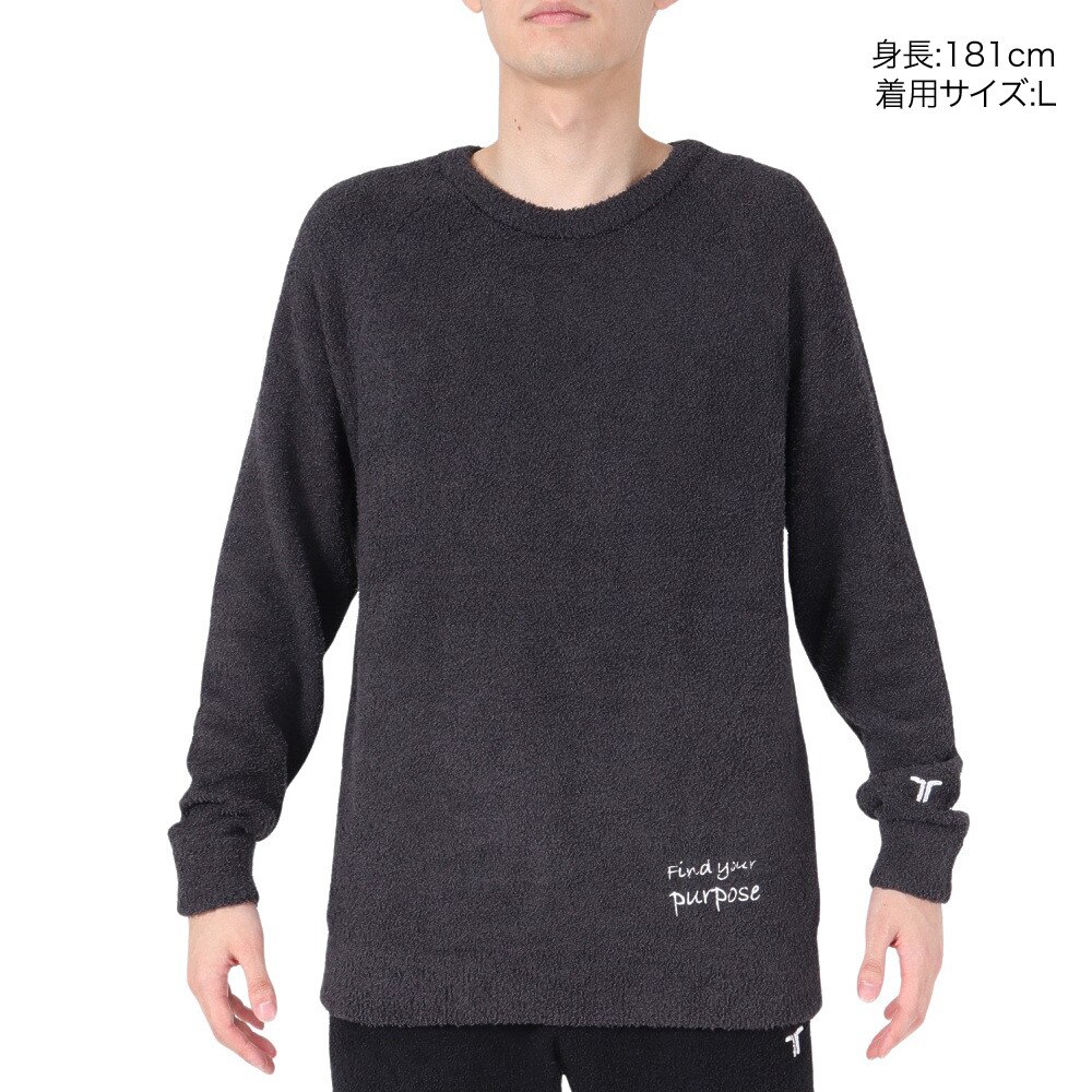 テリック（TELIC）（メンズ）シャギーニットプルオーバー TL-C035PO-GRY