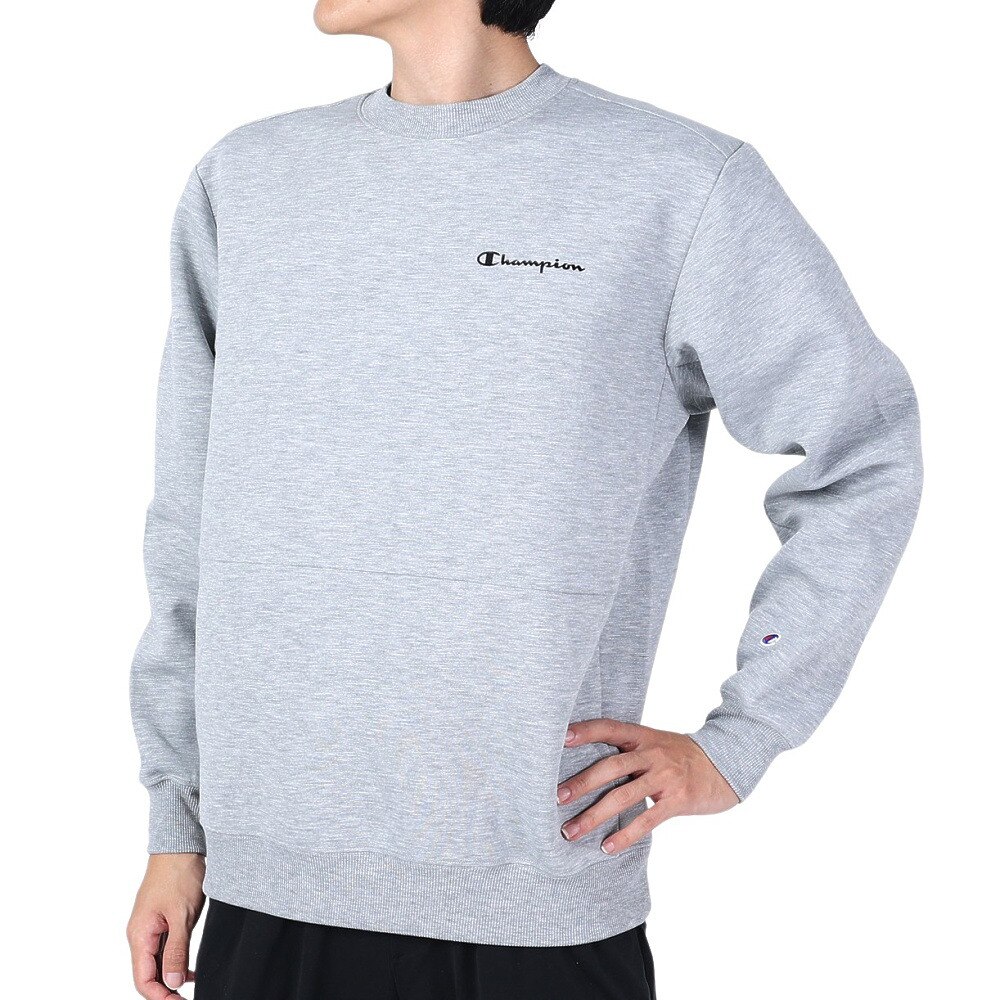チャンピオン（CHAMPION）（メンズ）テックウィーブ 3LS クルーネックスウェットシャツ C3-YS001 070