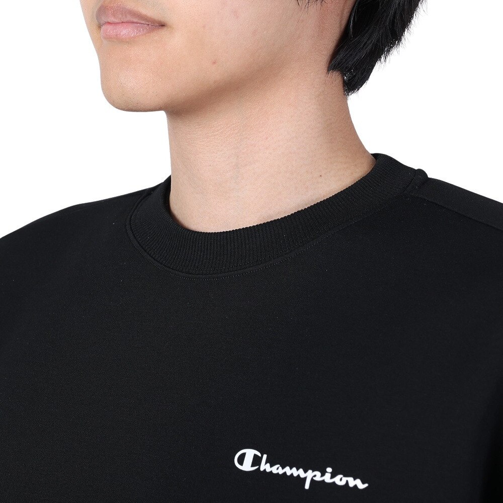 チャンピオン（CHAMPION）（メンズ）テックウィーブ 3LS クルーネックスウェットシャツ C3-YS001 090