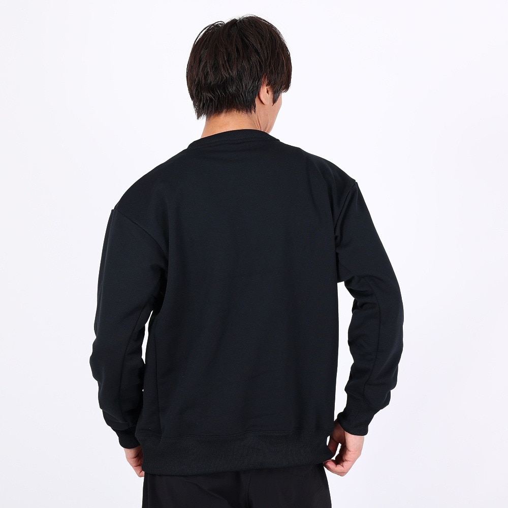 デサント（DESCENTE）（メンズ）ヘビーウェイト裏毛 クルースウェット DX-C2703XB BK