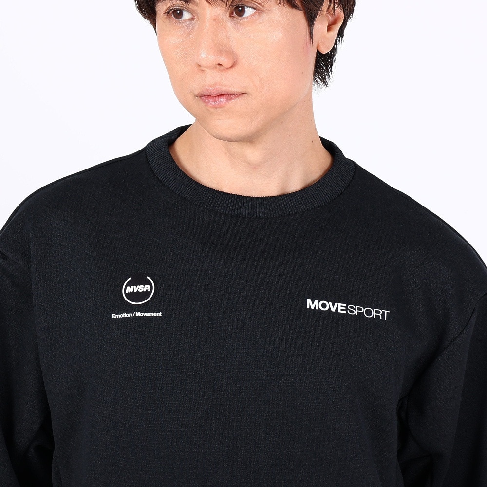 デサント（DESCENTE）（メンズ）ヘビーウェイト裏毛 クルースウェット DX-C2703XB BK