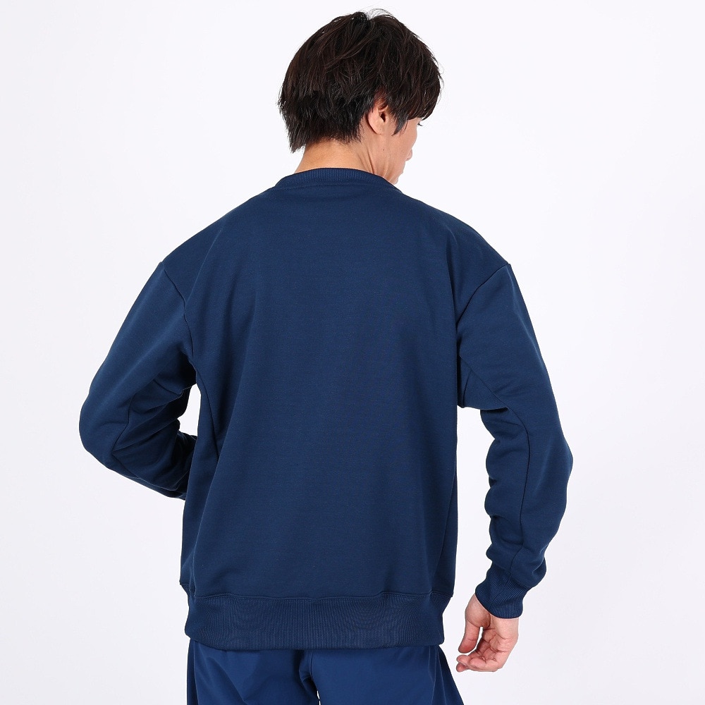 デサント（DESCENTE）（メンズ）ヘビーウェイト裏毛 クルースウェット DX-C2703XB NV