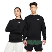 ナイキ（NIKE）（メンズ）スウェット トレーナー スポーツウェア クラブ フリース クルーネック 裏起毛 ブラック 黒 BV2663-010