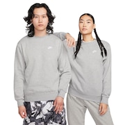 ナイキ(NIKE)(メンズ)スポーツウェア クラブ フリース クルーネック 裏起毛 グレー BV2663-063