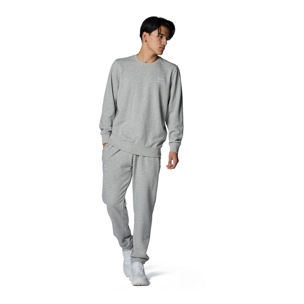 アンダーアーマー（UNDER ARMOUR）（メンズ）エッセンシャル テリー クルーネックスウェットシャツ 1384821 011