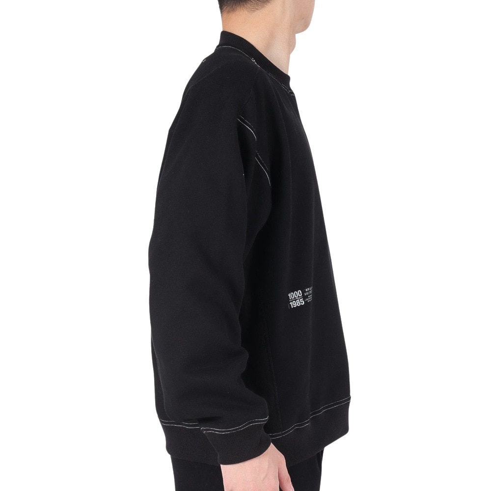 ニューバランス（new balance）（メンズ）1000 スウェットクルーネック オーバーサイズ AMT35100BK