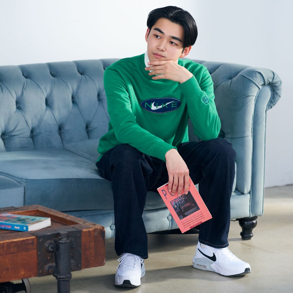 ナイキ（NIKE）（メンズ）スポーツウェア フレンチ テリー クルーネック スウェットシャツ FZ4729-399