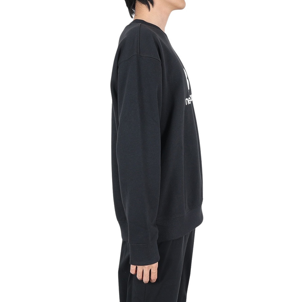 ニューバランス（new balance）（メンズ）大谷選手着用モデル Stacked ロゴ クルースウェット MT41500BK 2023年