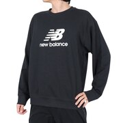ニューバランス（new balance）（メンズ）大谷選手着用モデル Stacked ロゴ クルースウェット MT41500BK 2023年