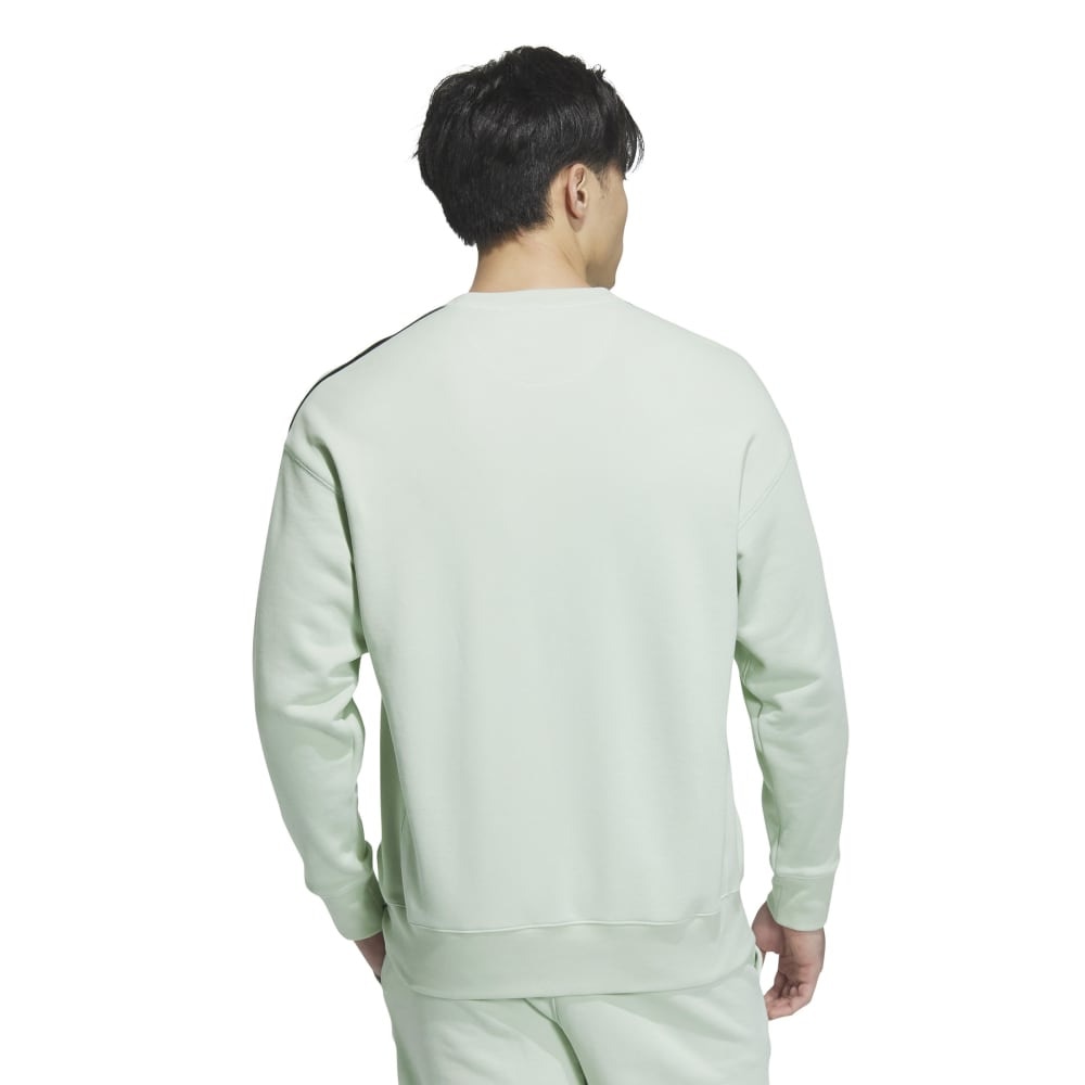 アディダス（adidas）（メンズ）エッセンシャルズ プラス ルーズフィット スリーストライプス フレンチテリー スウェットシャツ KWF01-JF3989★★★