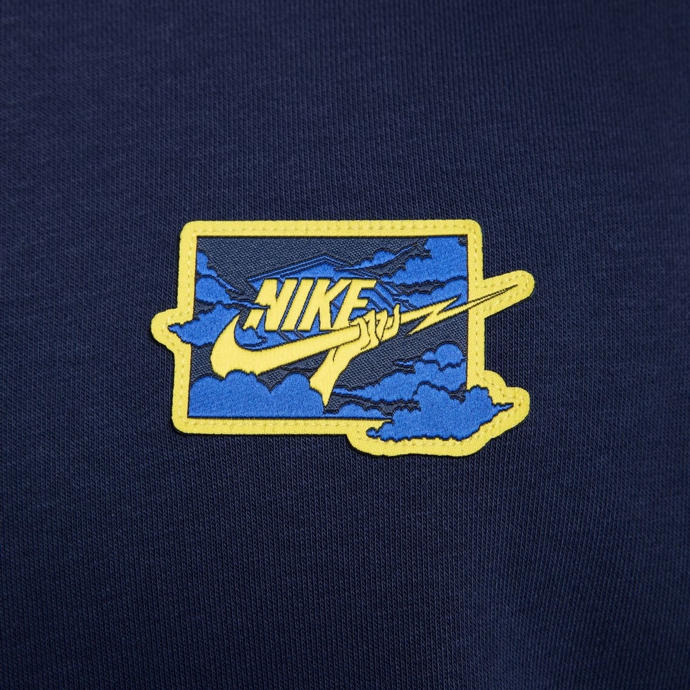 NIKE 刺繍スウォッシュロゴ フレンチテリークルーネック