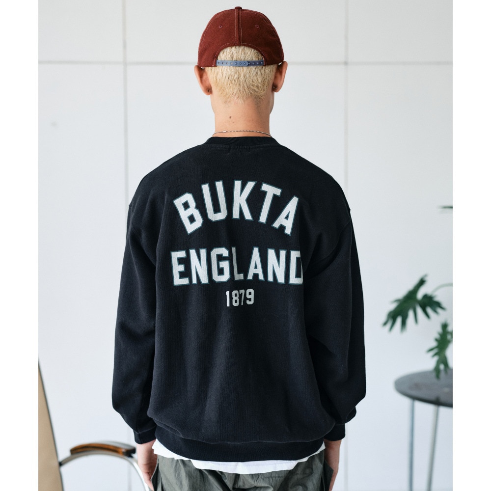 バクタ（BUKTA）（メンズ）ヘビーOZ裏毛クルー スウェットシャツ BU2415805 19 BLACK