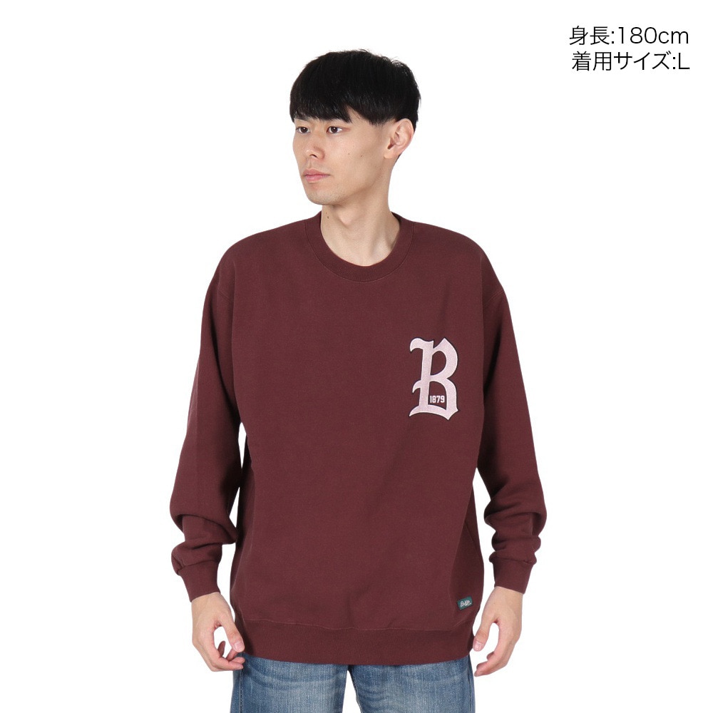 バクタ（BUKTA）（メンズ）ヘビーOZ裏毛クルー(B) スウェットシャツ BU2415805:39:WINE