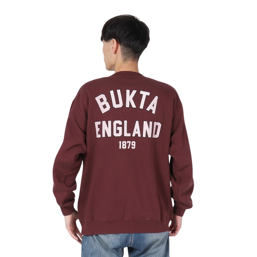 バクタ（BUKTA）（メンズ）ヘビーOZ裏毛クルー(B) スウェットシャツ BU2415805:39:WINE