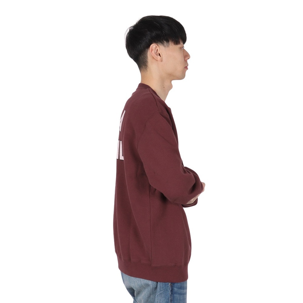 バクタ（BUKTA）（メンズ）ヘビーOZ裏毛クルー(B) スウェットシャツ BU2415805:39:WINE