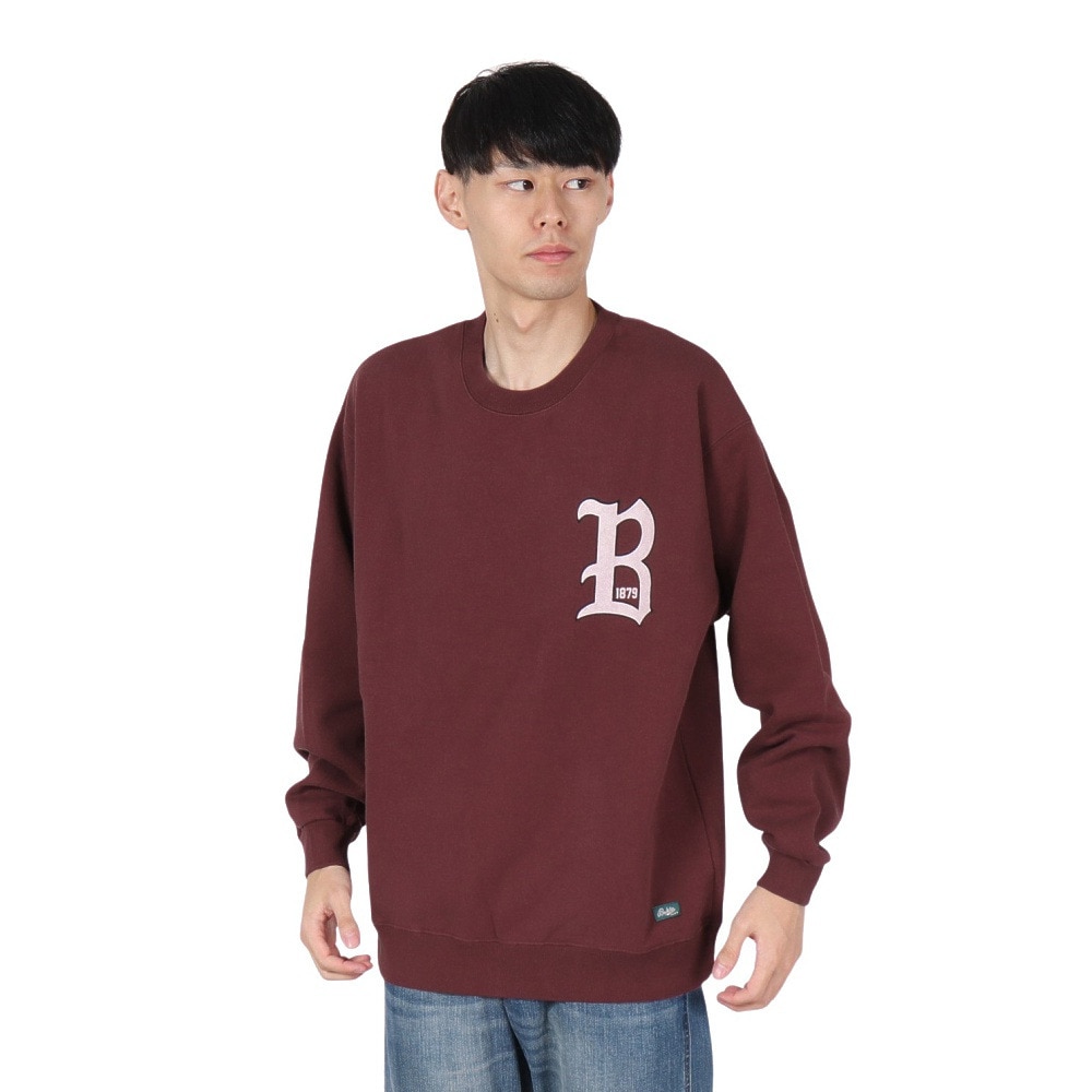 バクタ（BUKTA）（メンズ）ヘビーOZ裏毛クルー(B) スウェットシャツ BU2415805:39:WINE