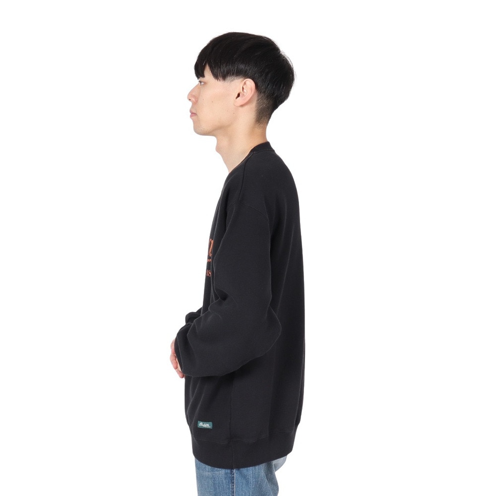 バクタ（BUKTA）（メンズ）ヘビーOZ 裏毛クルー スウェット BU2415806:19:BLACK