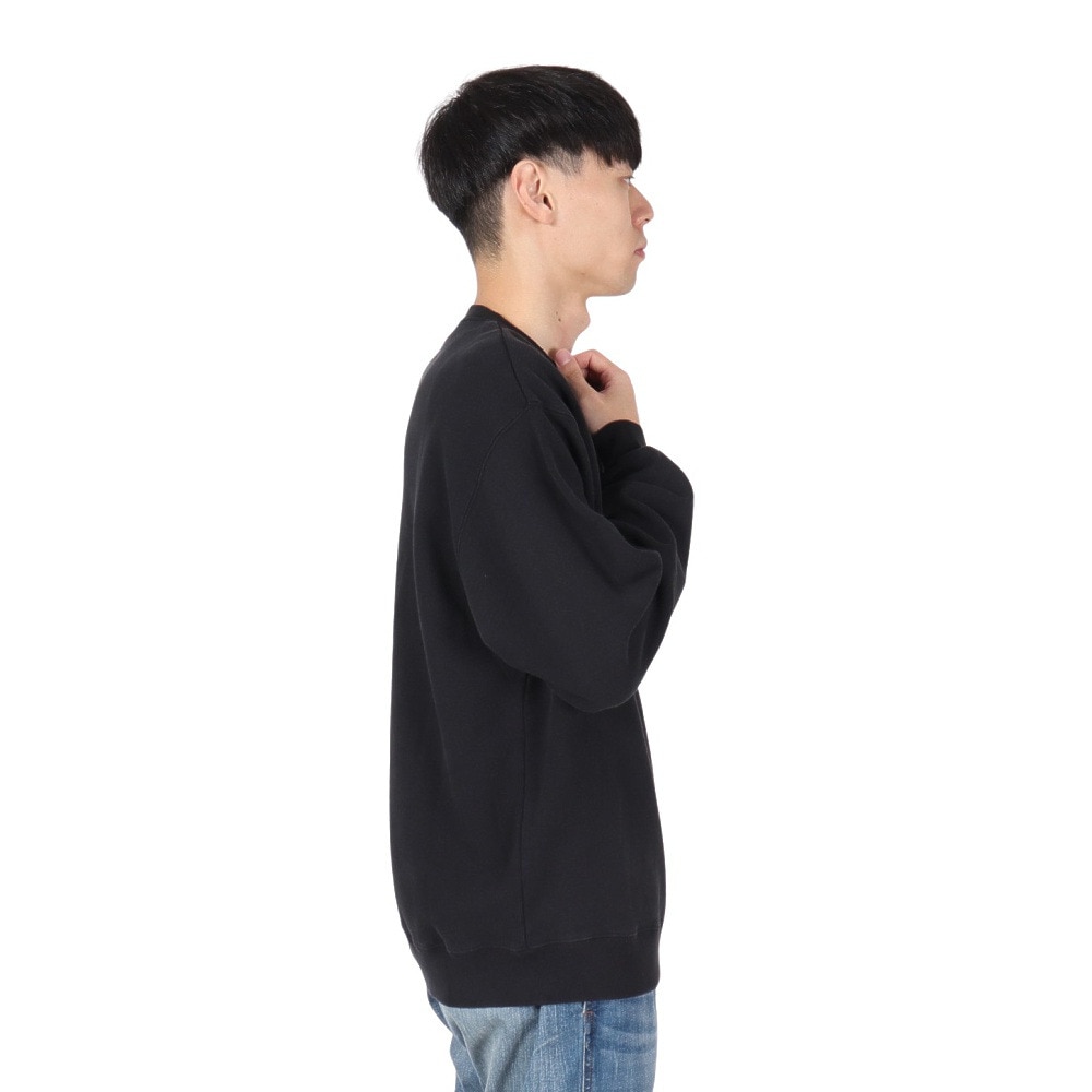 バクタ（BUKTA）（メンズ）ヘビーOZ 裏毛クルー スウェット BU2415806:19:BLACK