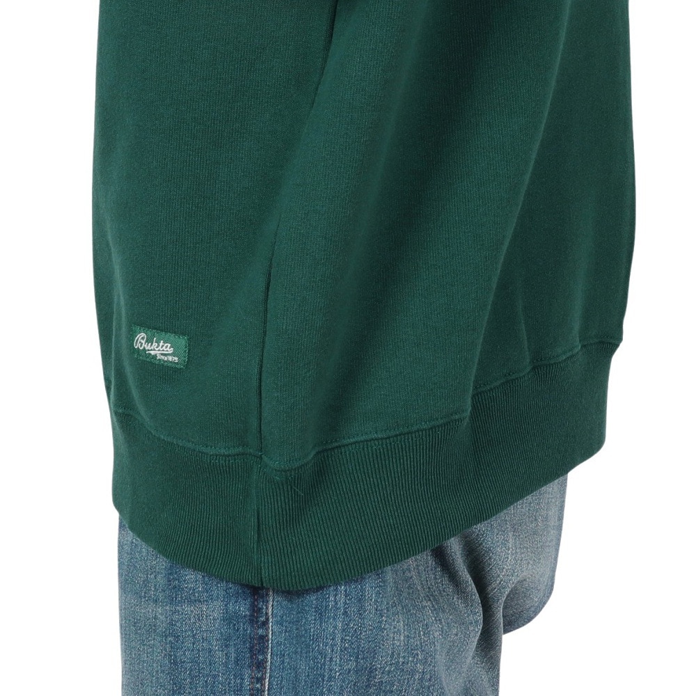 バクタ（BUKTA）（メンズ）ヘビーOZ裏毛クルー(BUKTA) スウェットシャツ BU2415806:65:GREEN