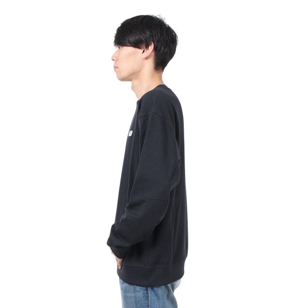 ニューバランス（new balance）（メンズ）SpEs スウェット クルーシャツ MT41507BK