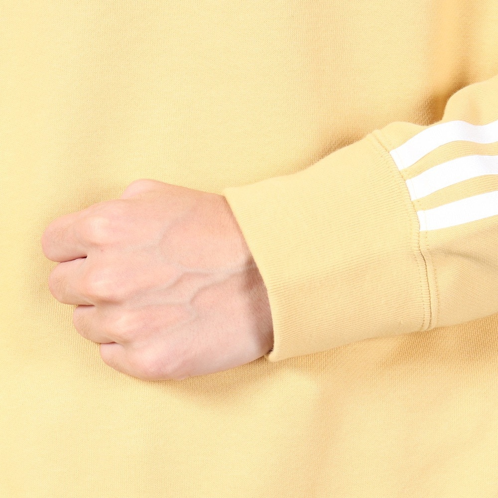 アディダス（adidas）（メンズ）エッセンシャルズ プラス ルーズフィット スリーストライプス フレンチテリー スウェットシャツ KWF01-JH1054